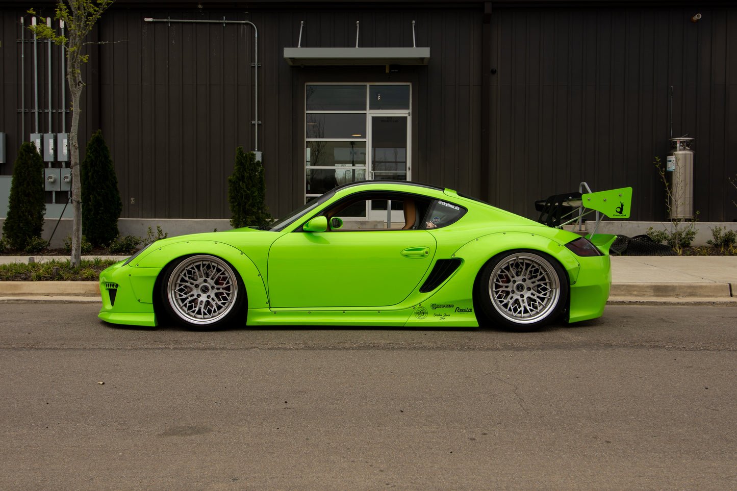 Dark Speed Pandem Porsche Cayman S Booth Car